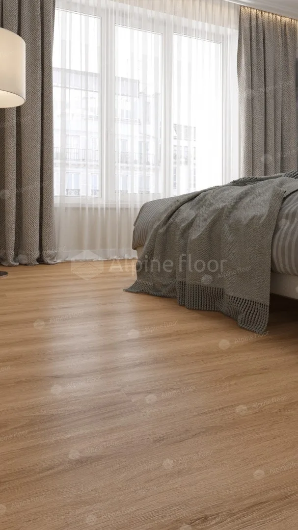Кварцвиниловая плитка Alpine Floor клеевая Easy Line Дуб Рыжий ECO 3-21 1219,2×184,15×3