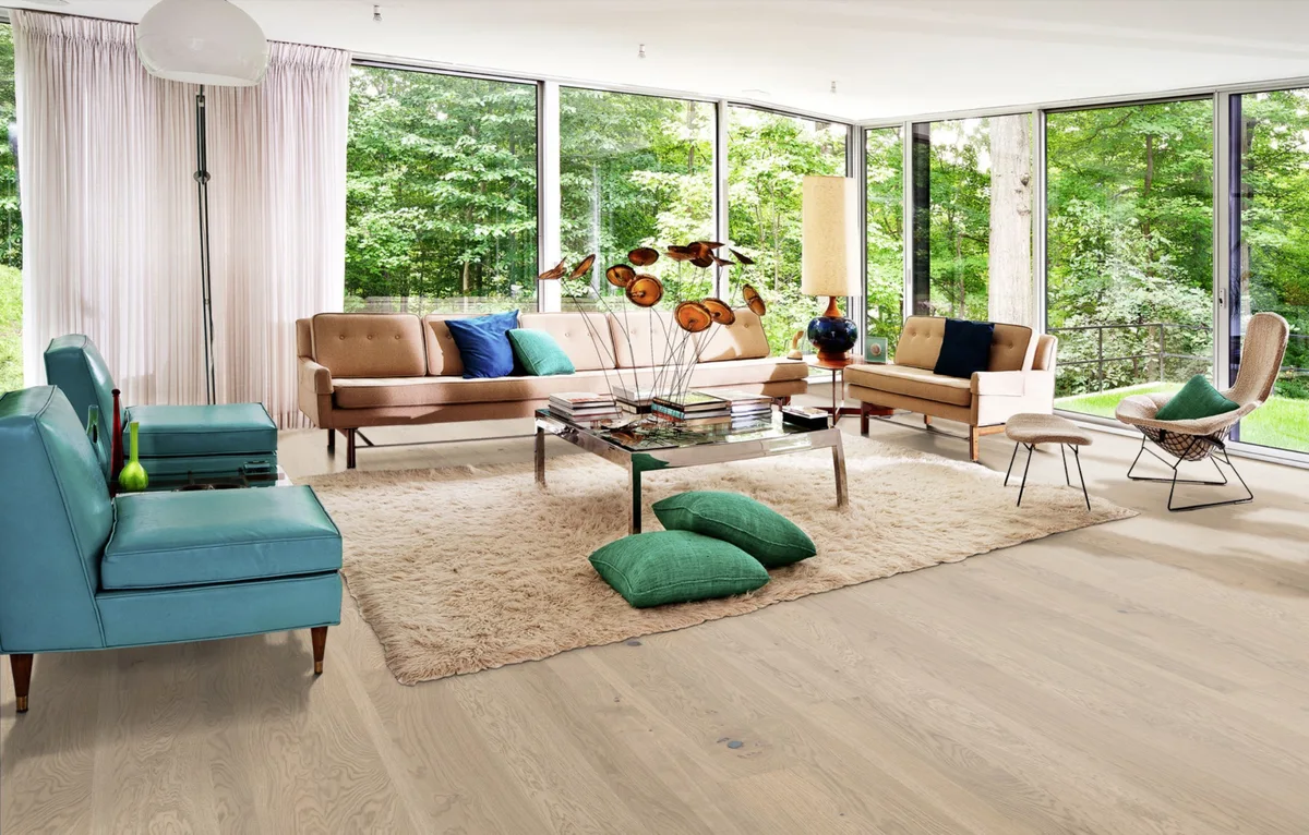 Паркетная доска Kahrs Люкс Дуб Берег Coast 151N8AEKD4KW240 Lively 2420×187×15