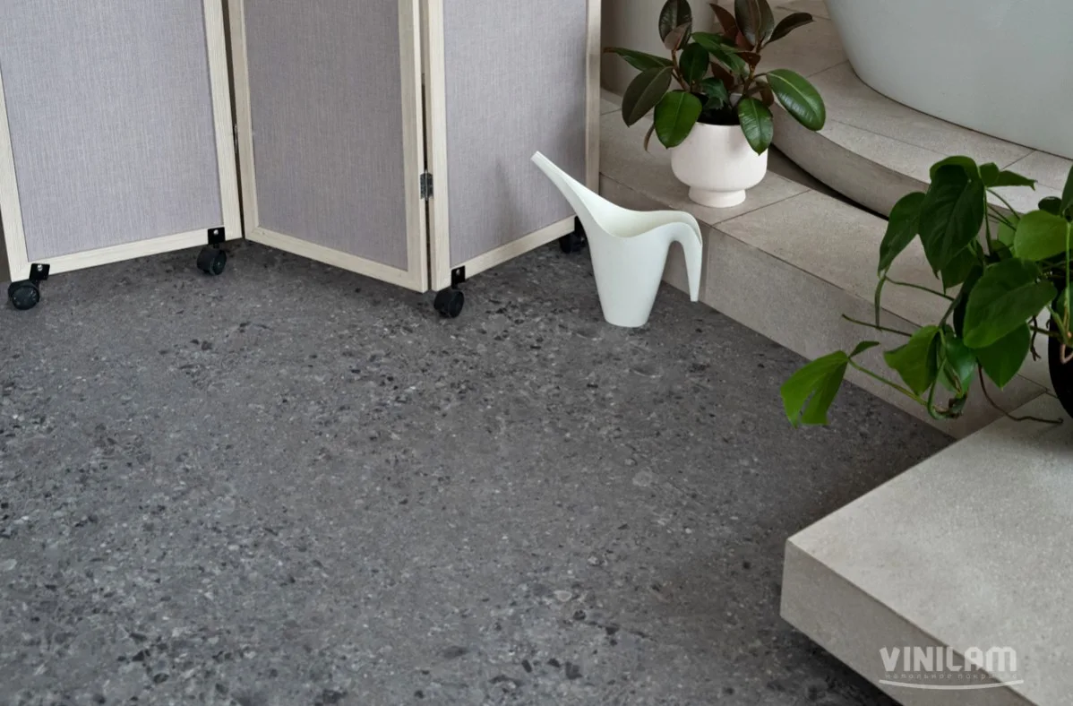 Кварцвиниловая плитка Vinilam клеевая Ceramo Stone Glue Терраццо 71613 950×475×2,5