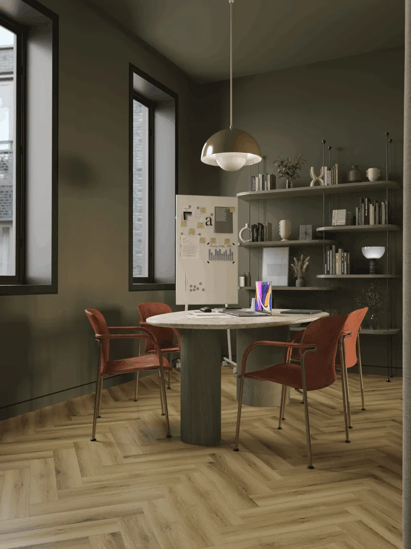 Кварцвиниловый SPC ламинат Norland Parquet Start Style 1066-7 венгерская елка 600×125×4