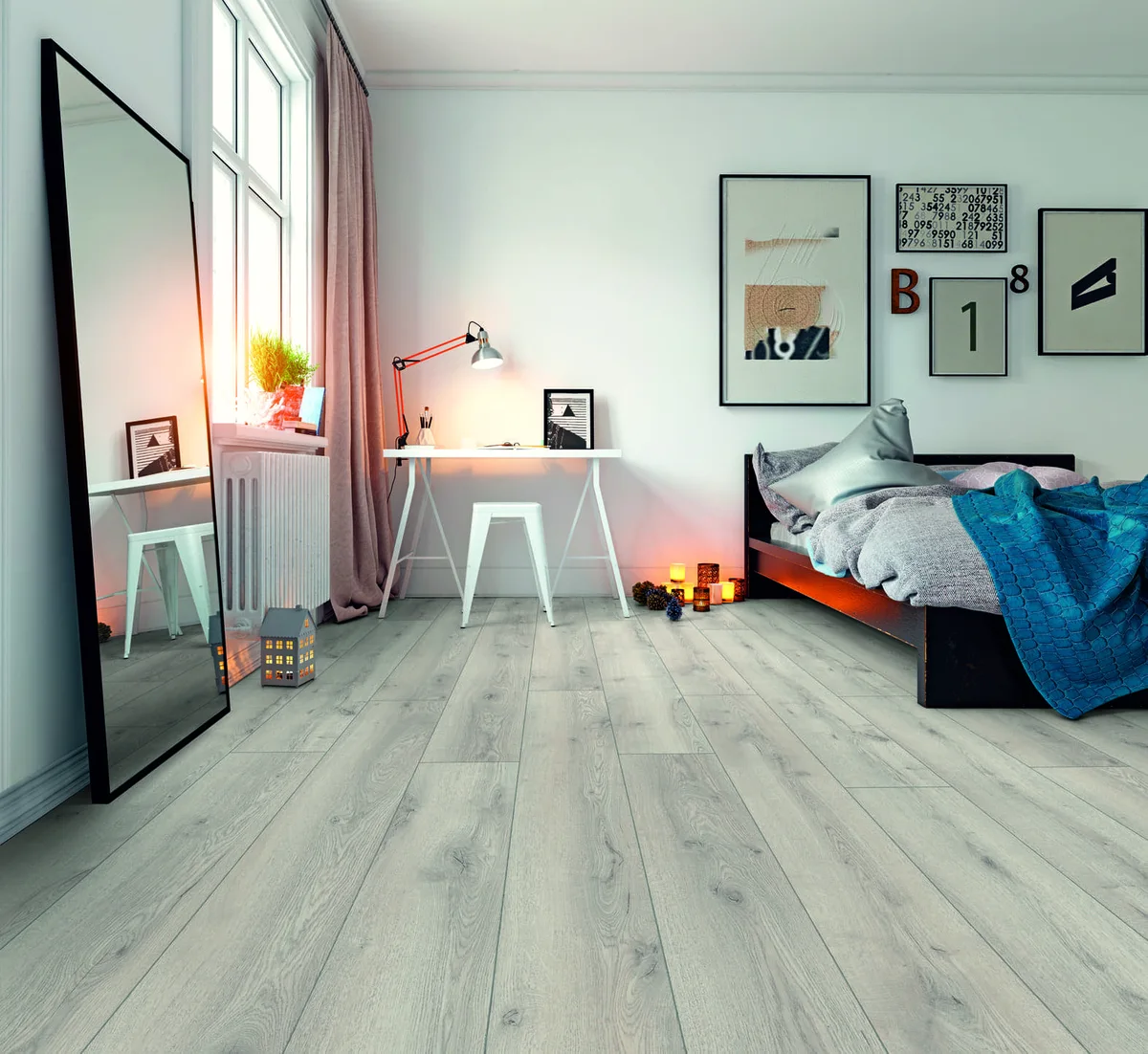 Ламинат My Floor Residence Дуб Горный Белый ML1032 1845×244×10