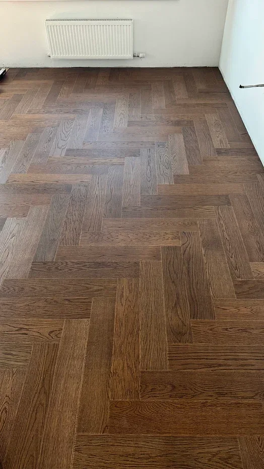 Композитная паркетная доска Quartz Parquet Штучный паркет Дуб Брауни 44-413 венгерская елка 400×100×5