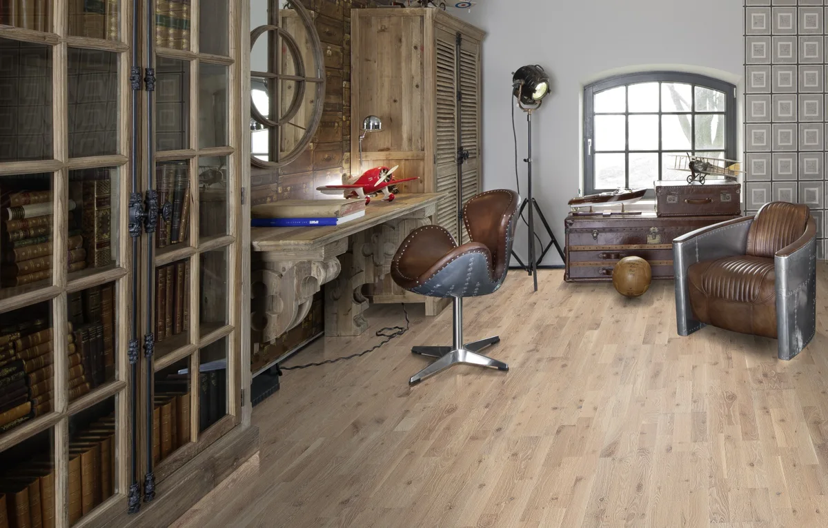 Паркетная доска Kahrs Гармония Дуб Роса Dew 153N6EEKFVKW240 Lively 2423×200×15