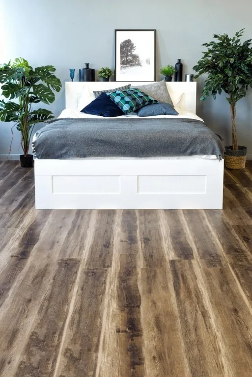 Кварцвиниловая плитка Alpine Floor клеевая Ultra Орех Светлый ECO 5-12 1219,2×184,15×2