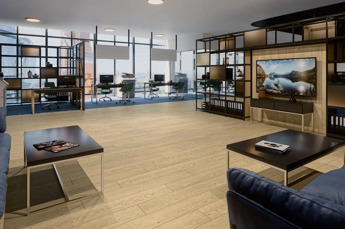 Кварцвиниловый SPC ламинат Damy Floor Family Дуб Латте 0030-2 1220×180×4,2