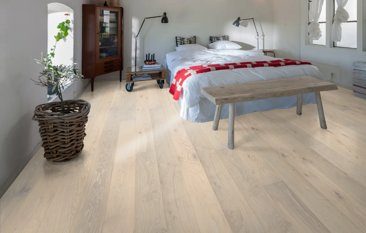 Паркетная доска Kahrs Новая классика Дуб Блонд Nouveau Blonde 151N8AEKP1KW240 Lively 2420×187×15