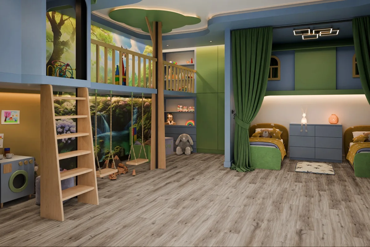 Кварцвиниловая плитка Damy Floor клеевая Family LVT Дуб Натуральный 6607-9-LVT 1227×187×2,5