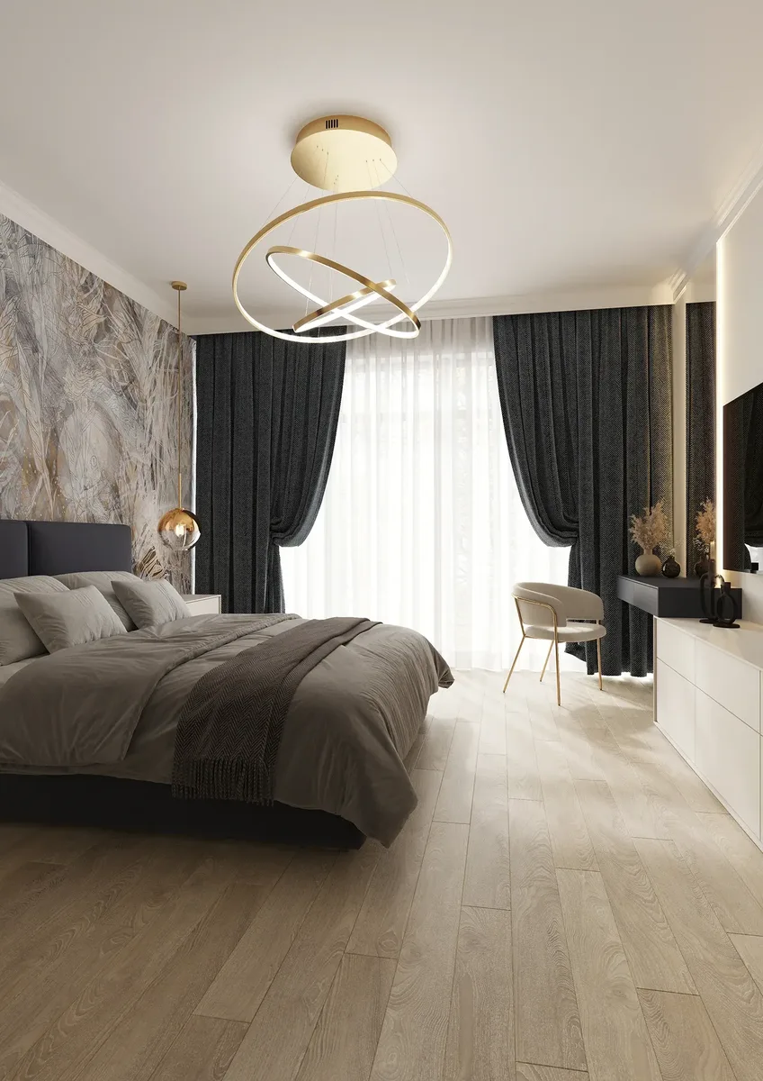 Ламинат AlixFloor Natural Line Дуб Небраска Коричневый ALX825 1261×133×12