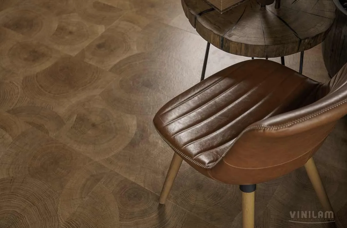 Кварцвиниловая плитка Vinilam клеевая Ceramo Stone Glue Дуб Натуральный 61601 950×480×2,5