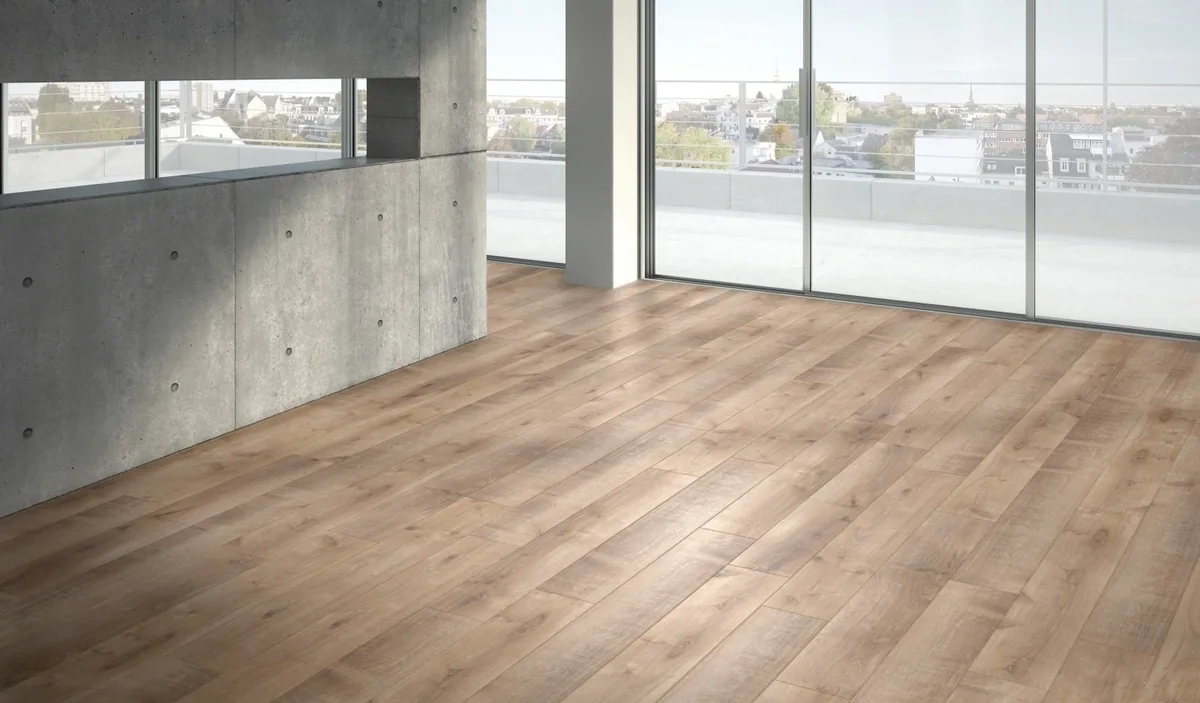 Ламинат Parador Basic 400V Дуб Монтерей слегка белый 1744350 1285×194×8