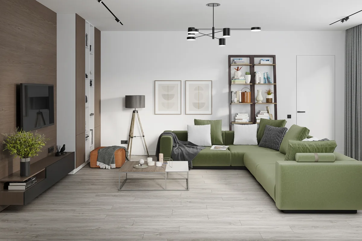 Кварцвиниловая плитка Damy Floor клеевая Family LVT Дуб Английский SL3683-6-LVT 1227×187×2,5