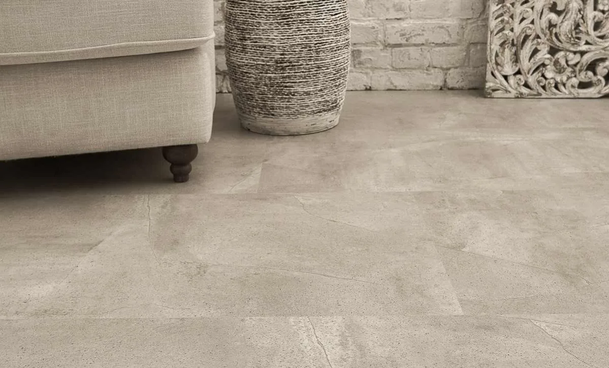 Кварцвиниловый SPC ламинат Vinilam Ceramo Stone Бетонная смесь 61603 940×470×8