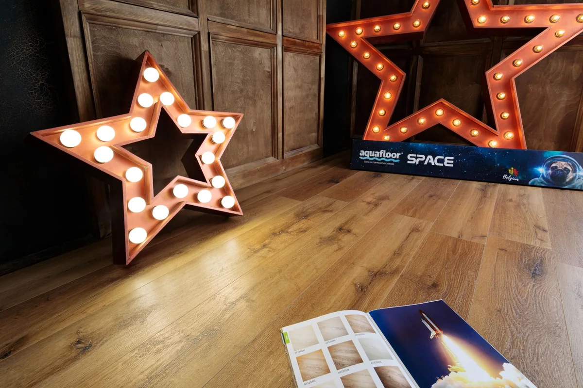 Кварцвиниловый SPC ламинат Aquafloor Space AF4038SPC 1220×180×4