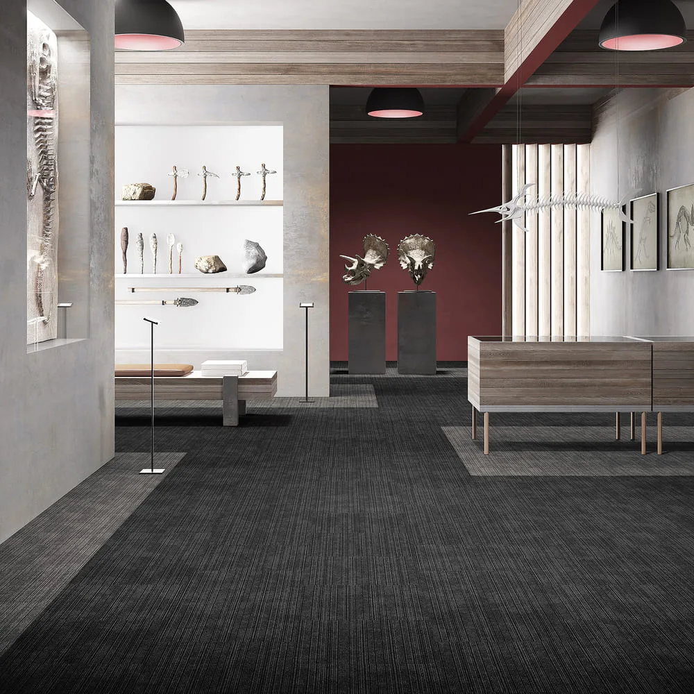Ковровая плитка Associated Weavers Mambo Tile цвет 99 Smoke 500×500×5,9
