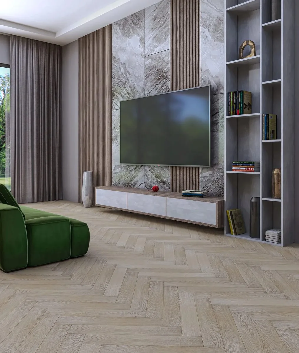Ламинат My Step Herringbone 8 Дуб Руан MS4308 венгерская елка 600×100×8