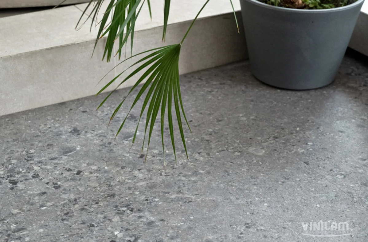 Кварцвиниловая плитка Vinilam клеевая Ceramo Stone Glue Терраццо 71613 950×475×2,5