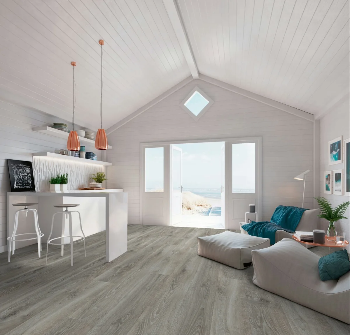 Ламинат My Floor Residence Дуб Горный Серебристый ML1013 1845×244×10