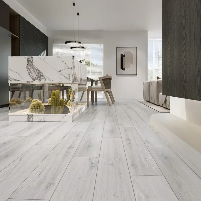 Кварцвиниловый SPC ламинат Evofloor Home Oak Grey Дуб Серый L-20347 1220×183×4