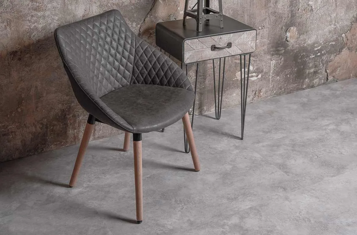 Кварцвиниловый SPC ламинат Vinilam Ceramo Stone Бетон 61606 940×470×8