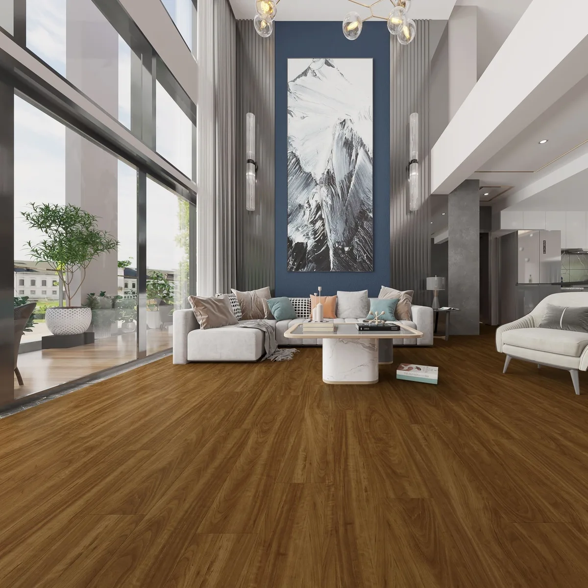 Кварцвиниловый SPC ламинат Evofloor Оптима Орех Американский Walnut American 567-1 1120×184×4,2