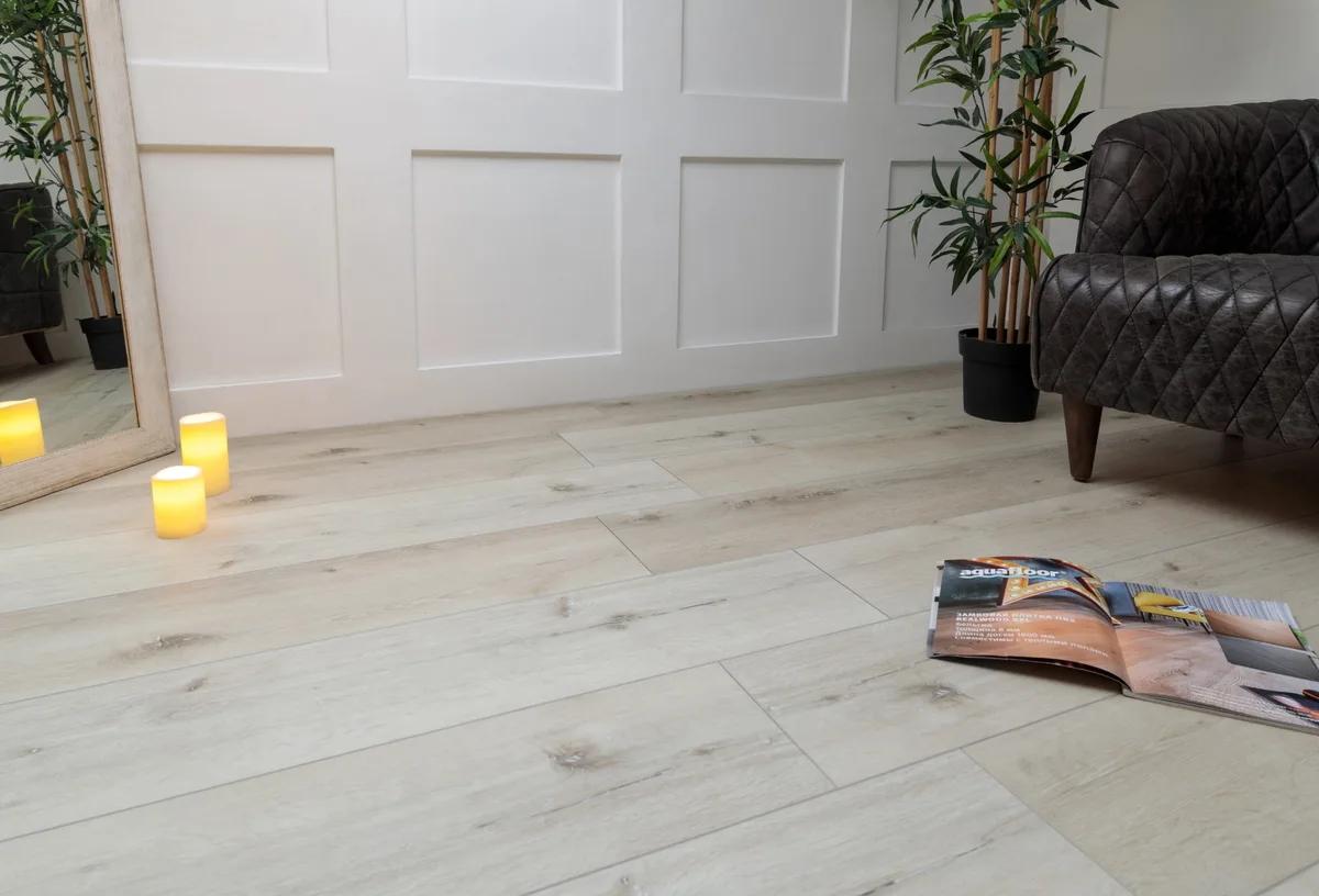 Кварцвиниловая плитка Aquafloor клеевая RealWood XL Glue AF8007XL 1524×228×2,5