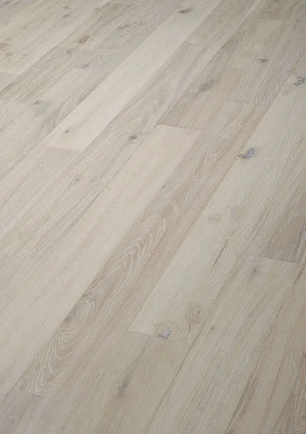 Инженерная доска Wood Bee Дуб Крема ХС 400-1200×125×12