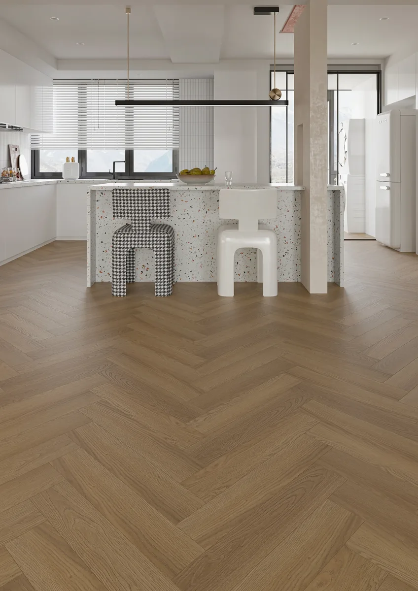Ламинат My Step Herringbone 8 Рома MS7308 венгерская елка 600×100×8