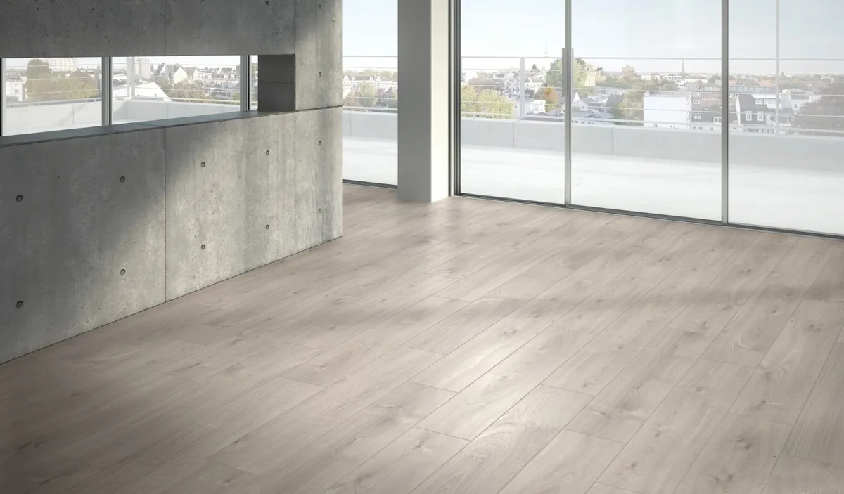 Ламинат Parador Basic 600XS Дуб Мистраль серый 1744356 1285×243×8