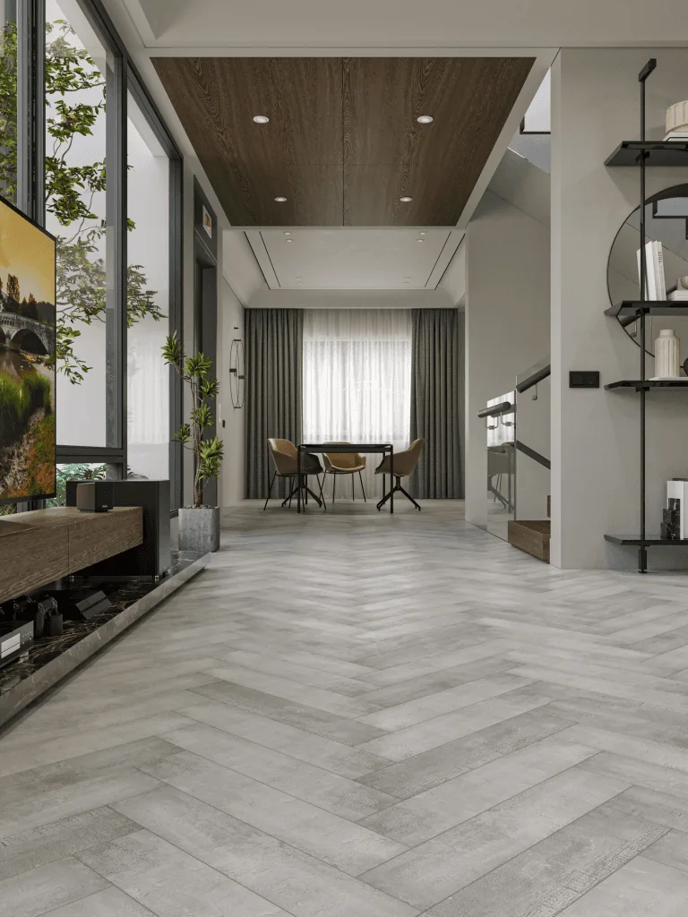 Кварцвиниловый SPC ламинат Alpine Floor Адамант Паркет Корноулл ECO 31-8-R венгерская елка 600×125×5