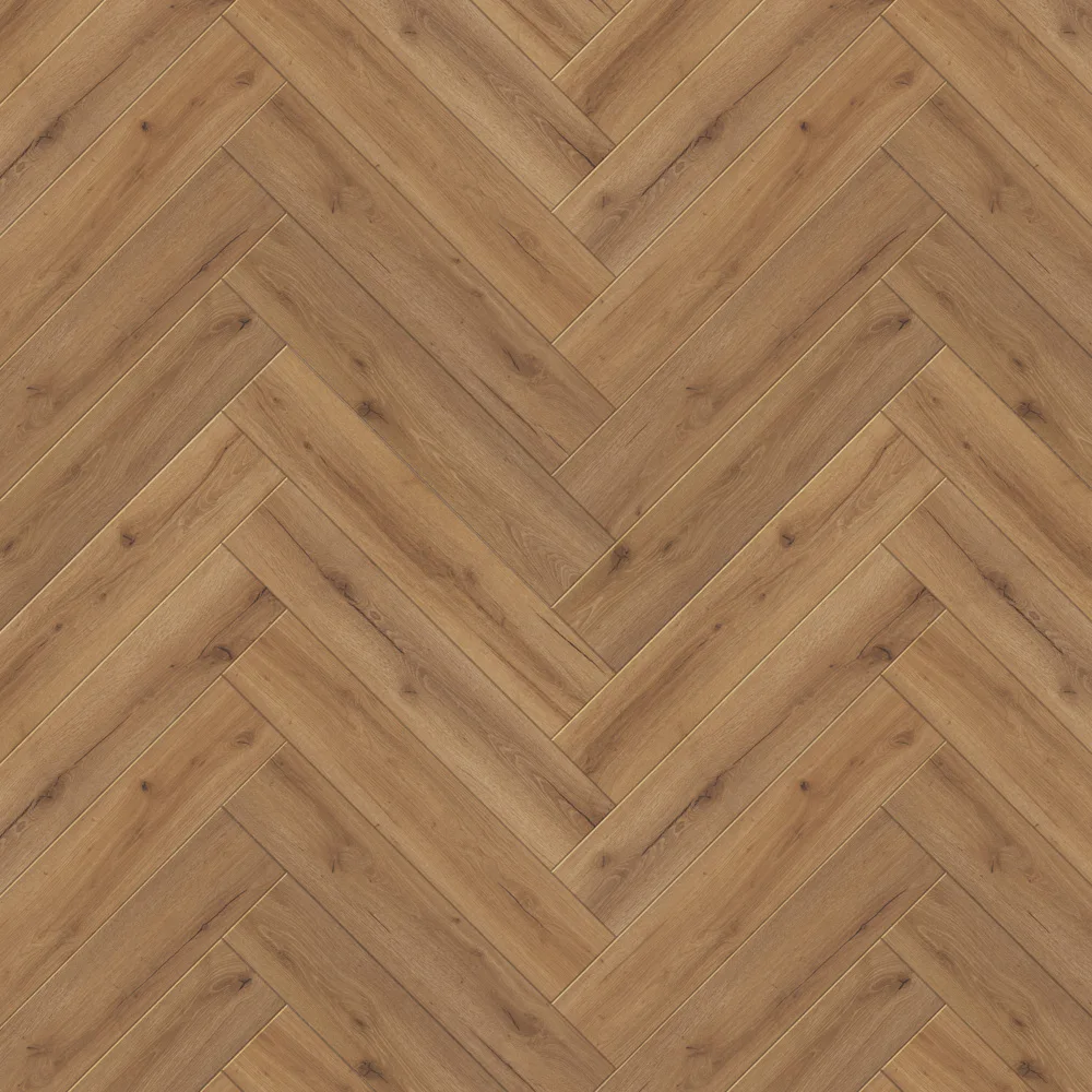 Кварцвиниловый SPC ламинат Cronafloor Herringbone 2.0 Дуб Лион H012 венгерская елка 640×128×4,5