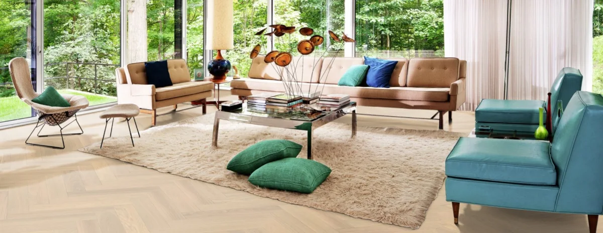 Инженерная доска Kahrs Дуб AB Creme White 111PABEKFVKE600 Calm венгерская елка 600×120×11