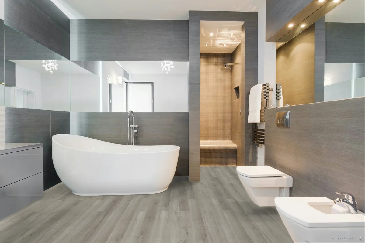 Кварцвиниловая плитка Fargo клеевая Comfort LVT Дуб Лондонский Туман 20-81996-14 1227×152×2,5