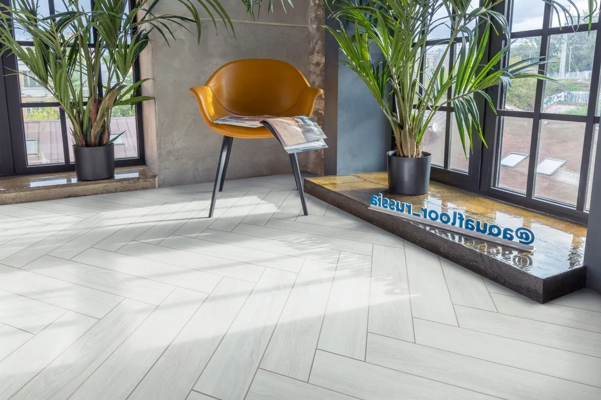 Кварцвиниловая плитка Aquafloor клеевая Parquet Glue AF2501PG венгерская елка 610×122×2,5