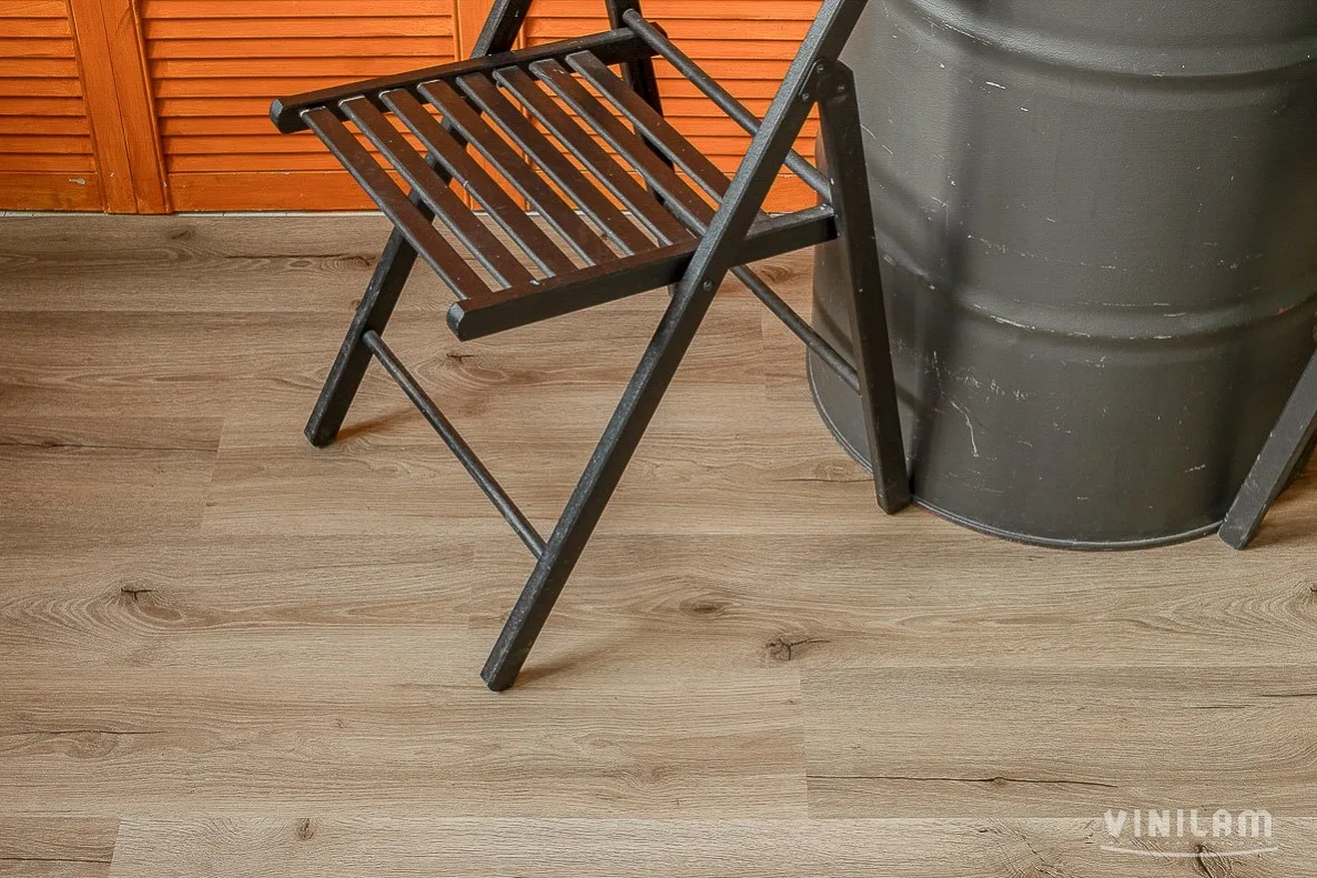 Кварцвиниловая плитка Vinilam клеевая Glue Дуб Дамп 8838-EIR 1228×188×2,5