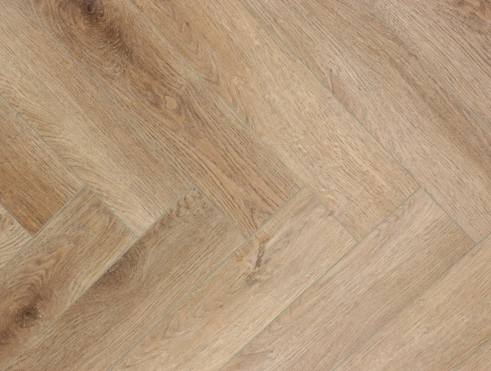 Кварцвиниловая плитка Cronafloor клеевая Herringbone Дуб Монпелье H LVT 004 венгерская елка 640×128×2,5