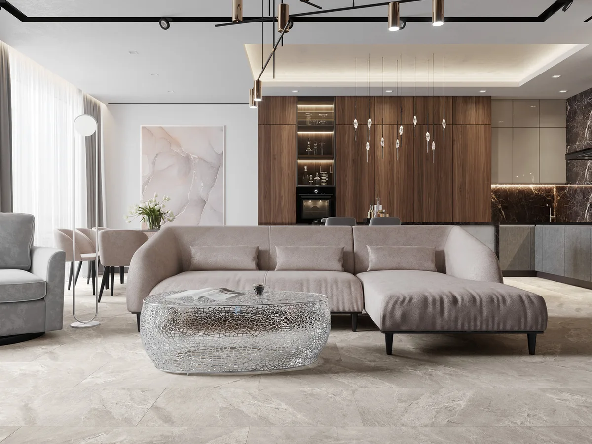 Кварцвиниловый SPC ламинат Vinilam Ceramo Stone Тосканский Камень 91902 940×470×8