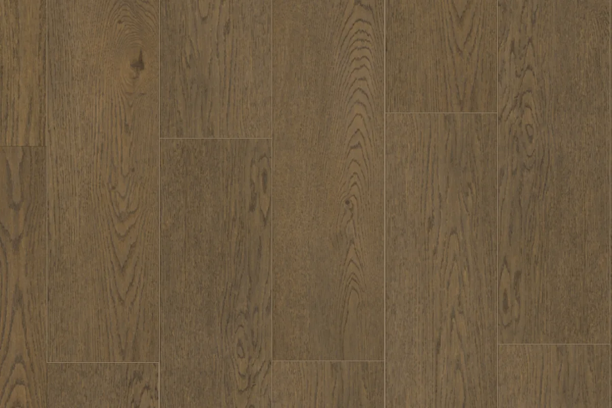 Кварцвиниловая плитка Damy Floor клеевая Family LVT Дуб Мокко 0030-6-LVT 1227×187×2,5