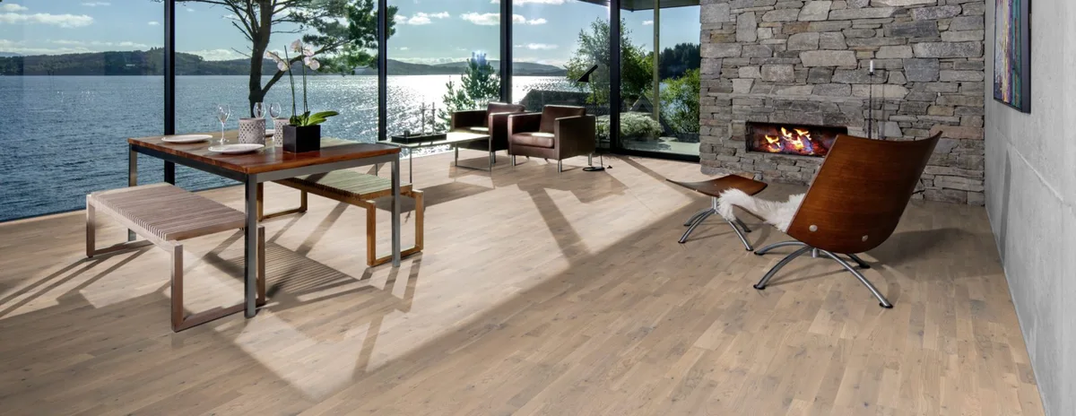Паркетная доска Kahrs Песочная Дуб Амальфи Amalfi 153N66EKW2KW240 Lively 2423×200×15
