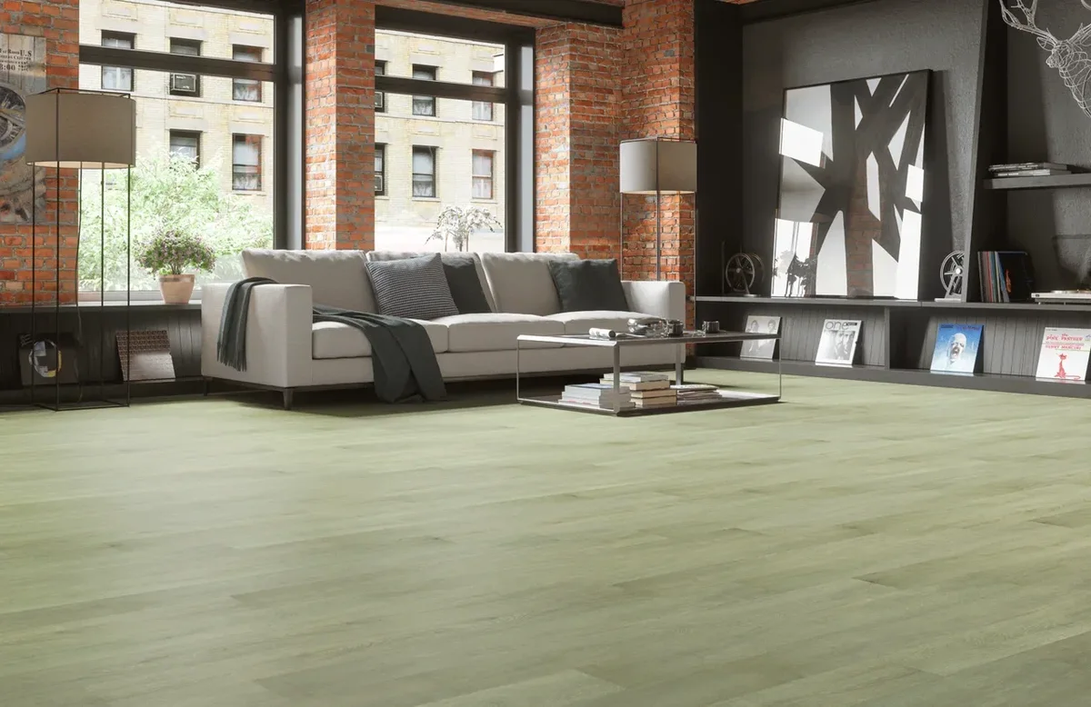 Кварцвиниловый SPC ламинат Home Expert Natural Дуб Утренний лес 2180-03 1220×150×3,5