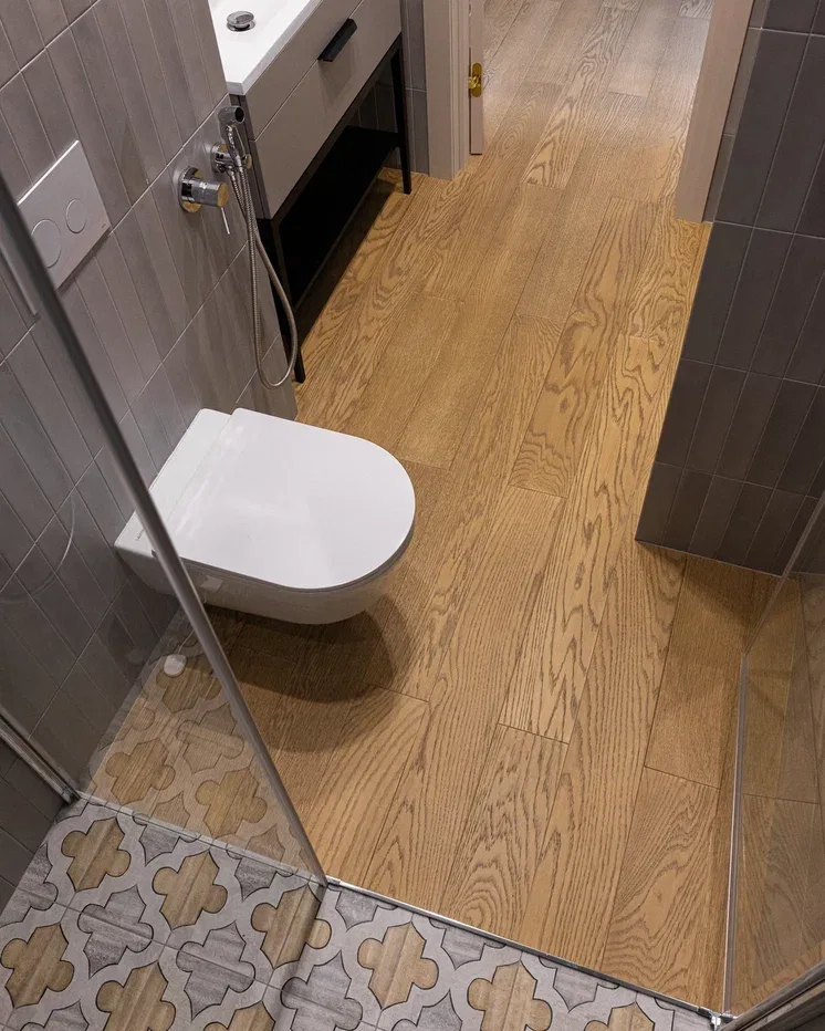 Композитная паркетная доска Quartz Parquet Классик Дуб карельский 419 400-1220×152×5