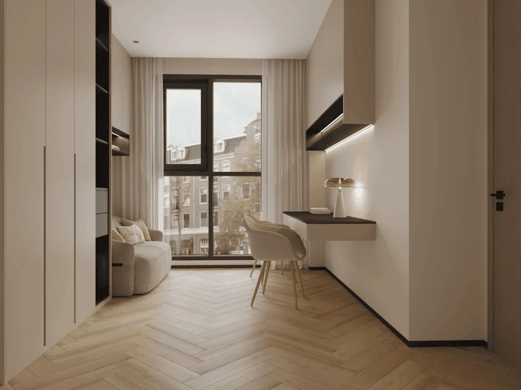 Кварцвиниловая плитка Norland клеевая Parquet LVT Quick Light 1067-3 венгерская елка 590×118×2,5