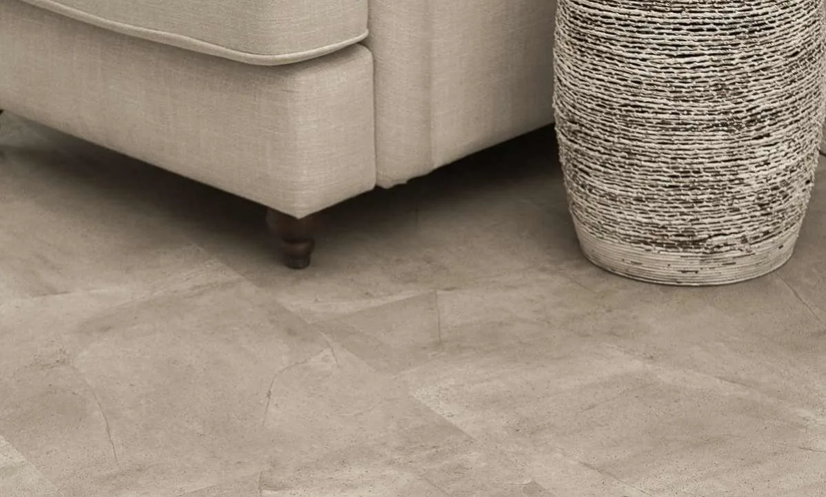 Кварцвиниловый SPC ламинат Vinilam Ceramo Stone Бетонная смесь 61603 940×470×8
