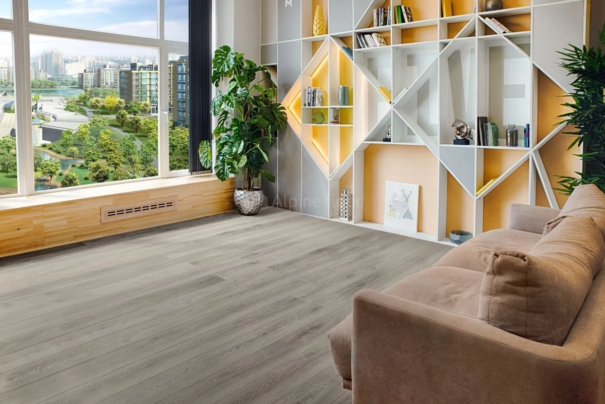 Кварцвиниловый SPC ламинат Alpine Floor Grand Sequoia Superior Aba Клауд ECO 11-1503 1524×180×8