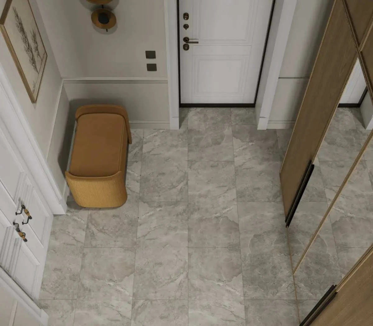 Кварцвиниловая плитка Alpine Floor клеевая Stone Premium LVT Пенни ECO 26-2 940×470×2,5