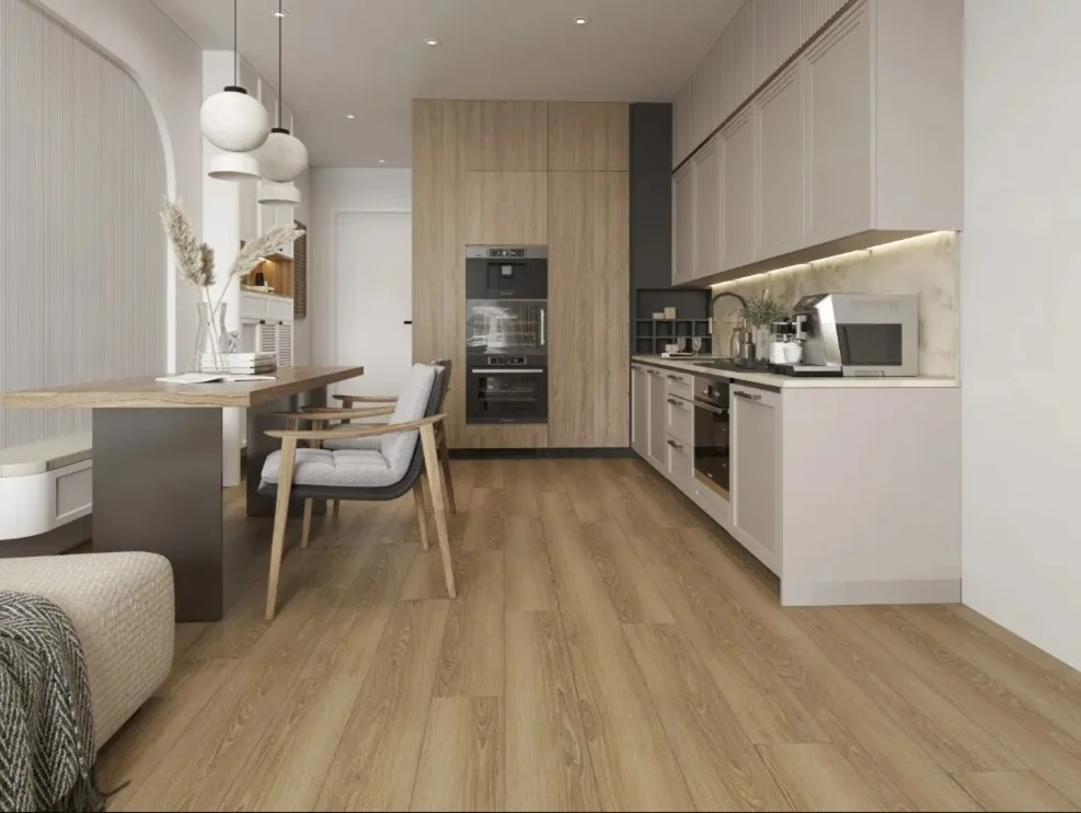 Кварцвиниловая плитка Alpine Floor клеевая Easy Line Дуб Сантана ЕСО 3-38 1219,2×184,15×3