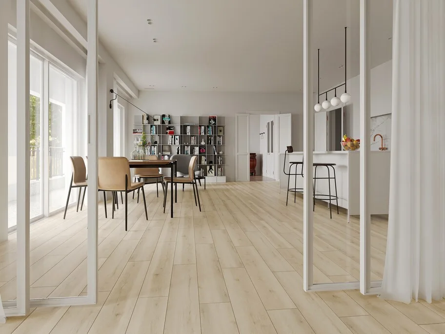 Кварцвиниловый SPC ламинат Evofloor Home Oak White Дуб Белый L-20096 1220×183×4