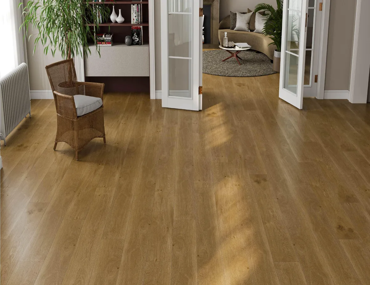 Кварцвиниловый SPC ламинат Alpine Floor Premium 12 Дуб Эталон ECO 24-3 1524×228×12