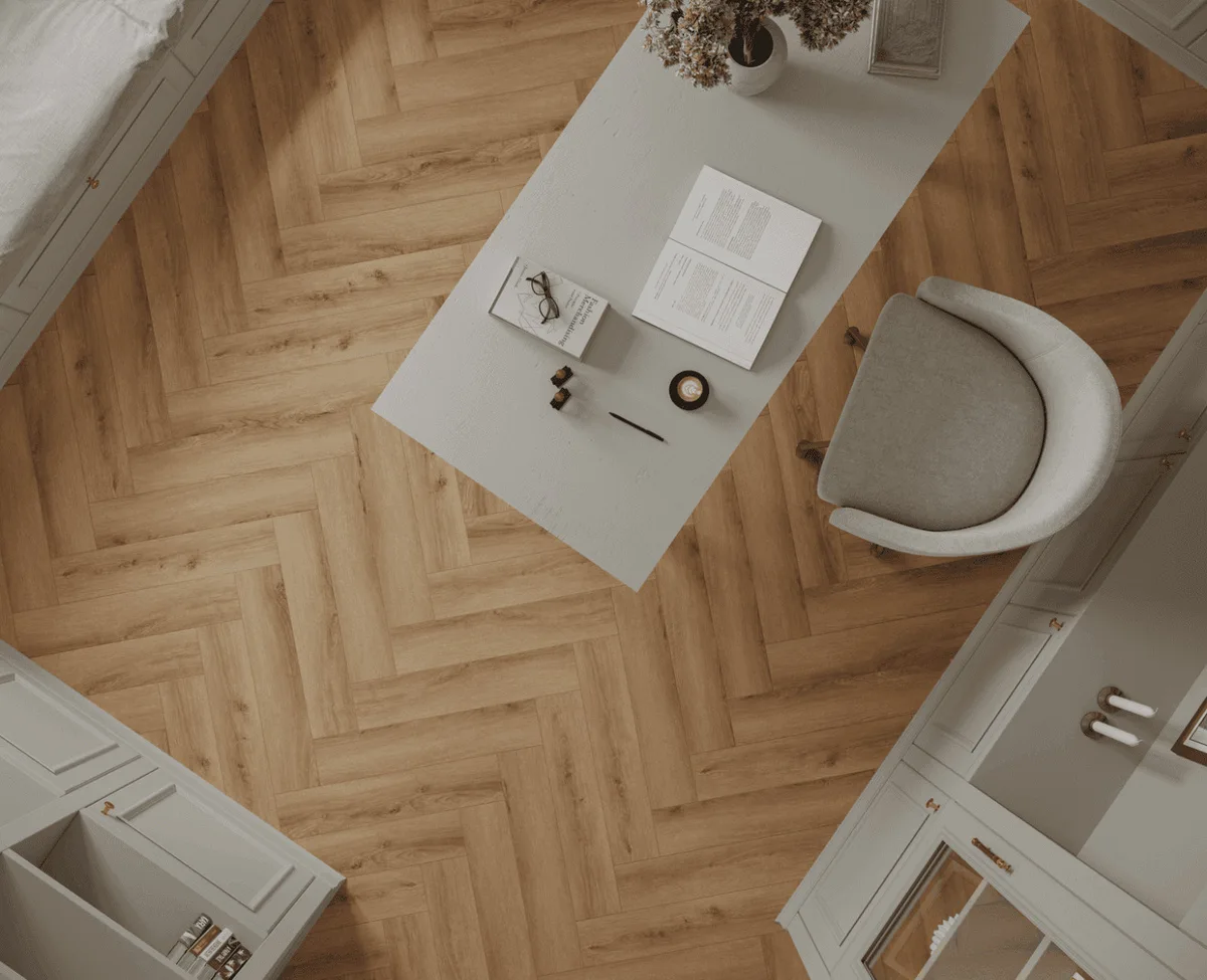 Кварцвиниловый SPC ламинат Norland Parquet S Onega 1055-3 венгерская елка 600×125×4