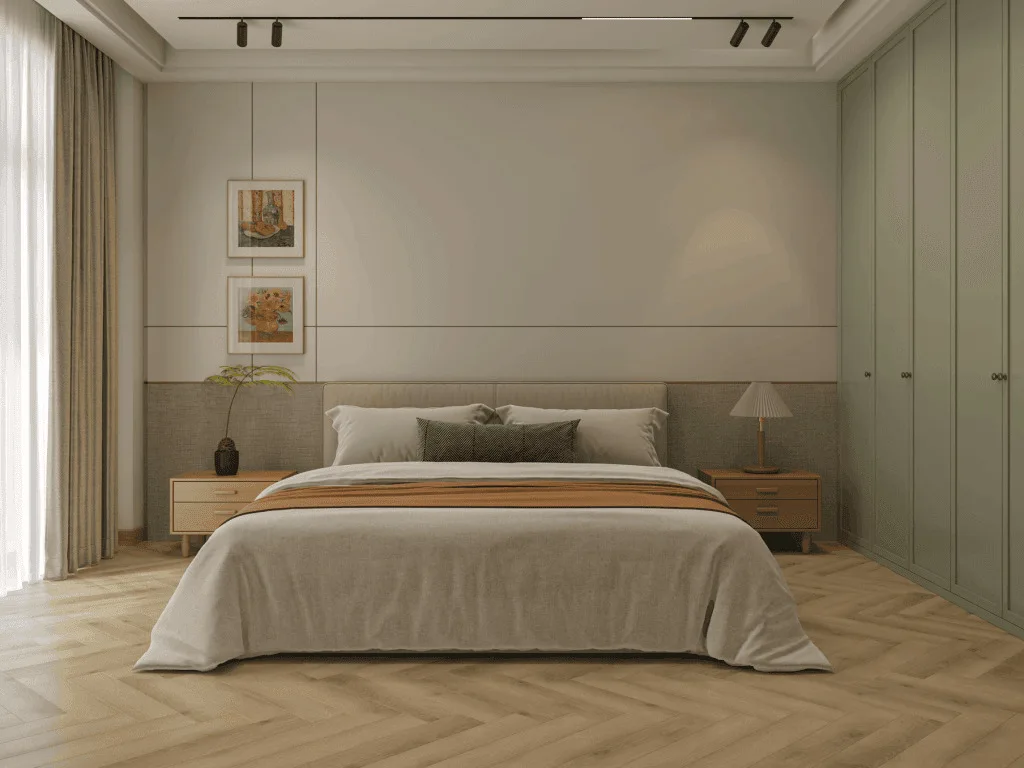 Кварцвиниловый SPC ламинат Norland Parquet S Glou 1055-20 венгерская елка 600×125×4