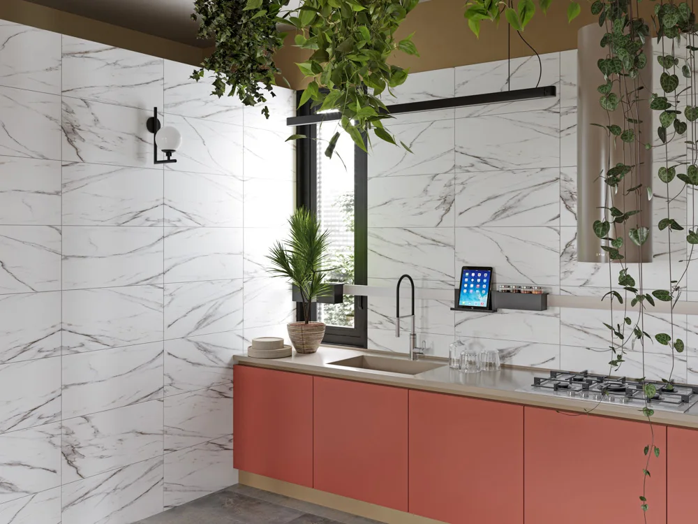 Кварцвиниловый SPC ламинат Cronafloor Stone Терра Бьянко XJ87015-4 600×300×4